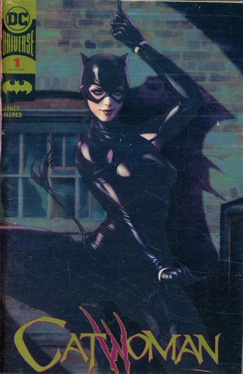 Catwoman Vol 5 1 Cover E Stanley Artgerm Lau Gold Foil Variant Cover