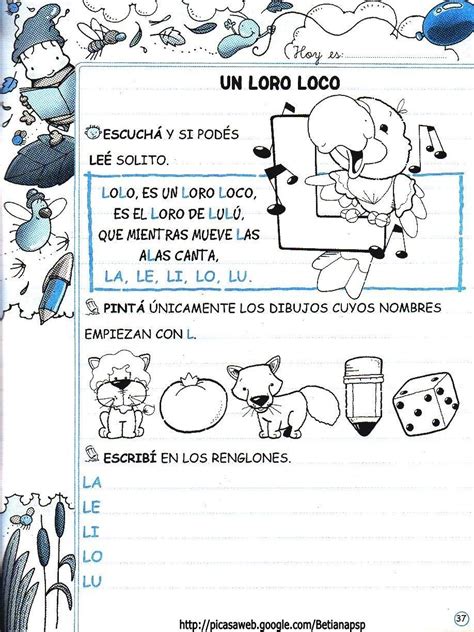 Actividades Lectoescritura Do Spanish Worksheets Education Worksheets
