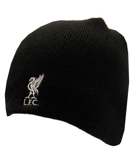 Liverpool Football Club Beanie Knitted Hat Black New Ebay