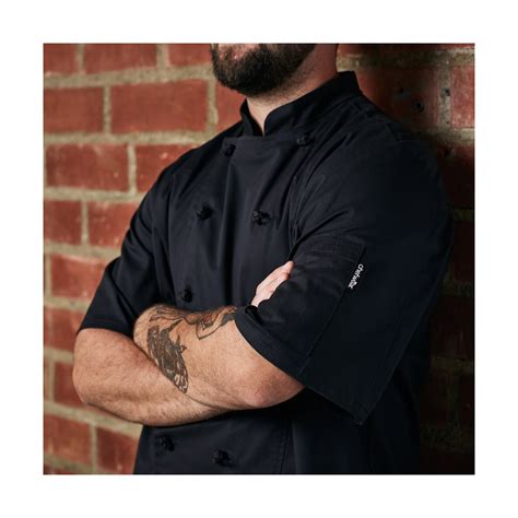 Mens Modern Short Sleeve Lightweight Stretch Chef Coat Cw5121 Chefwear