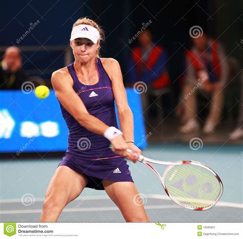Maria Kirilenko Russian Tennis Player In Action Editorial Photo