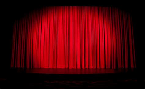 Red Stage Curtain With Spotlight Stock Photo Download