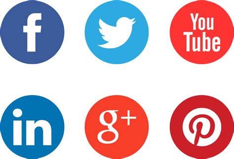 Download Flat Social Media Icons Png Social Media Logo Hd Full Size
