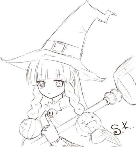 Anime Witch Drawing At Getdrawings Free Download