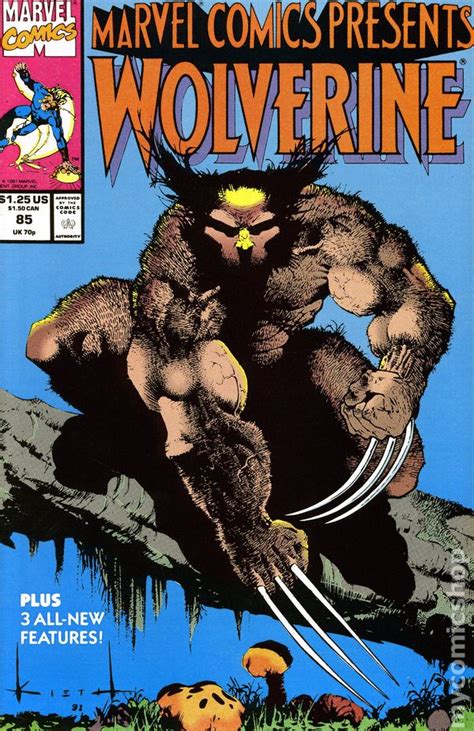 Wolverine By Sam Kieth Cover To Marvel Comics Presents 85 Rmarvel