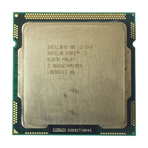 Intel Core I3 540 Cpu Lga1156 Socket 306ghz L3 4mb Dual Core