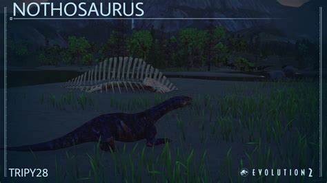 Trips Camp Cretaceous Nothosaurus New Species At Jurassic World Evolution 2 Nexus Mods And