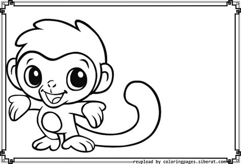Hello everyone, welcome back to another tutorial that is going to be full of fun, and excitement. Baby monkey coloring pages to download and print for free