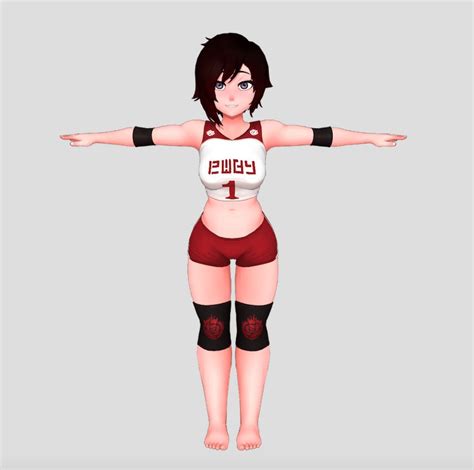 Rwby Ruby Workout Clothes Minecraft Skin