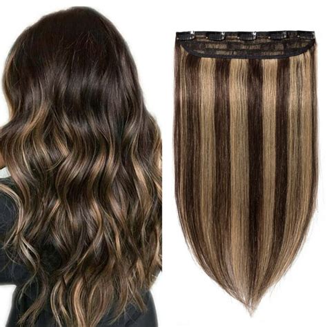 S Noilite 100 Human Hair Clip In Hair Extensions 15 Colors Can Curly