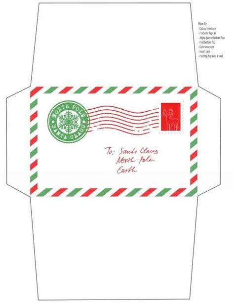 Our free printable letter to santa and matching envelope will help you get this. ACTUAL FREE ** letter to santa & envelope printable ...