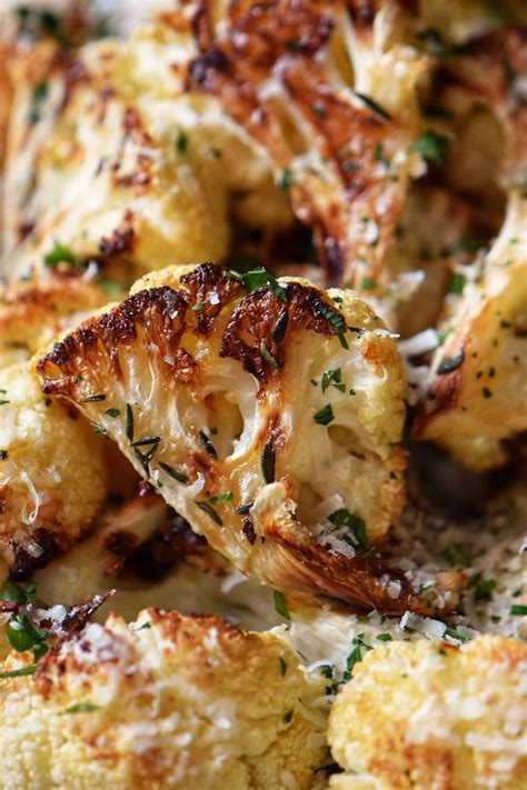 parmesan roasted cauliflower oven or air fryer she loves biscotti
