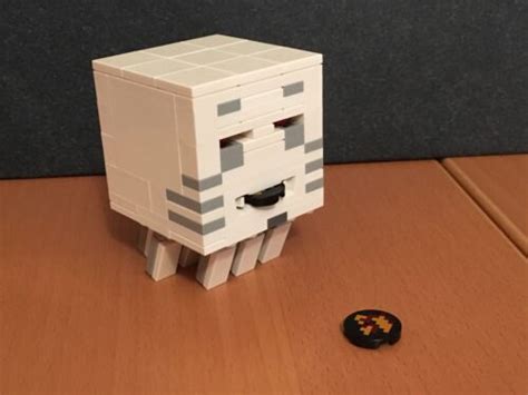 Lego Minecraft Ghast From Set 21143 Very Rare And Hard To Find Ebay
