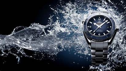 Omega Seamaster Wristwatch Spray Water Resolutions Wide