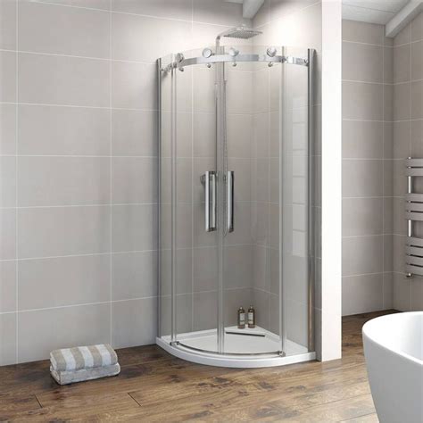 V Frameless Quadrant Shower Enclosure Plus Sealant Victoria
