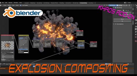 Blender 3d Explosion Compositing Vfx Node Breakdown Youtube