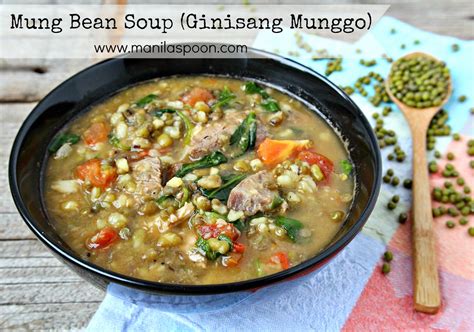 If you know a filipino, they can probably direct you in the right direction. Ginisang Munggo (Mung Bean Soup / Stew) | Manila Spoon