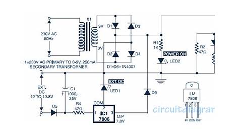 Simple Mobile Phone Battery Charger | Electronic Schematic Diagram