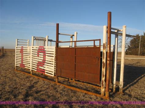 Shop Built Rodeo Bucking Chutes In Rock Ks Item K2778 Sold Purple Wave