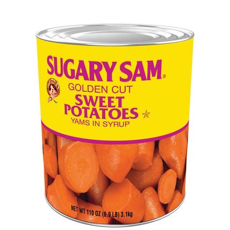 Sugary Sam Golden Cut Sweet Potatoes Yams In Syrup 108 Oz Instacart
