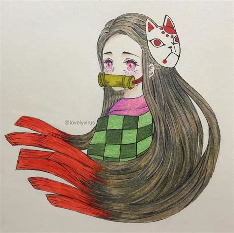 Nezuko Kamado ´͈ ᵕ `͈ 『 Drawing Art Nezuko