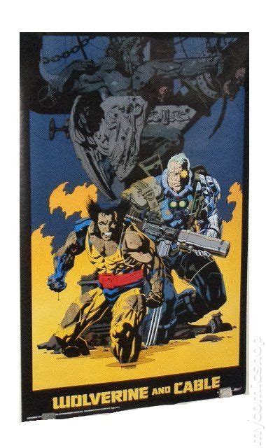 Wolverine Cable Poster Marvel Comic Books