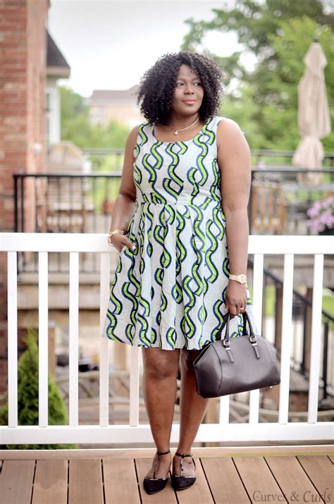 Plus Size African Print Dress My Curves And Curls