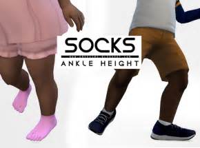 Toddler Ankle Height Socks At Onyx Sims Sims 4 Updates