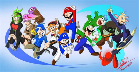 Smg4 10th Anniversary 1st Set By Flowerbruh On Deviantart Super