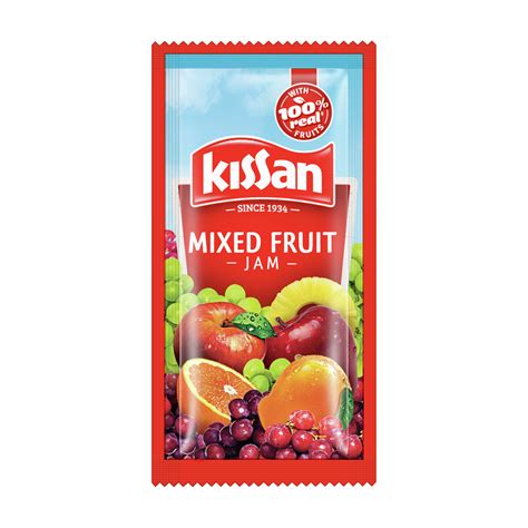 Kissan Mixed Fruit Jam Jam 11 Gm Pack Of 1 Sheet Set Of 60