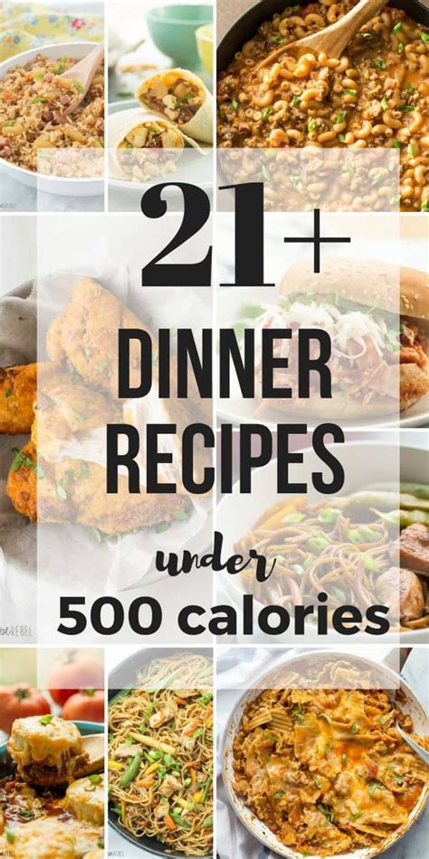 21 Dinner Recipes Under 500 Calories Healthy Hearty Meals Healthy
