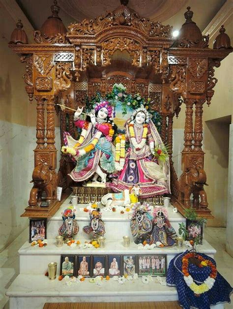 Pin By Viki On Lords Pooja Room Design Krishna Puja Room