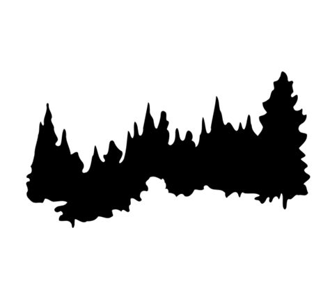 Pine Trees Silhouette Free Download On Clipartmag