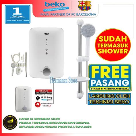 Beko Instant Water Heater Pemanas Air kamar Mandi Listrik BWI24S1N-213