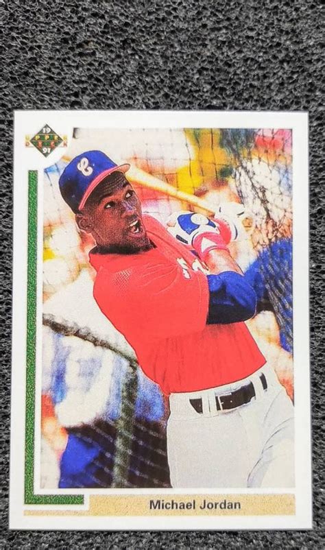 1991 Michael Jordan Upper Deck Rookie Baseball Card SP1. | Etsy