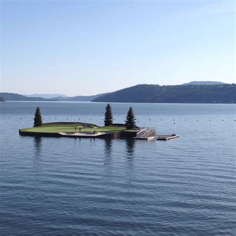 The boat ride makes this a magical. CDA hotel Floating Green | Favorite places, Coeur d'alene ...