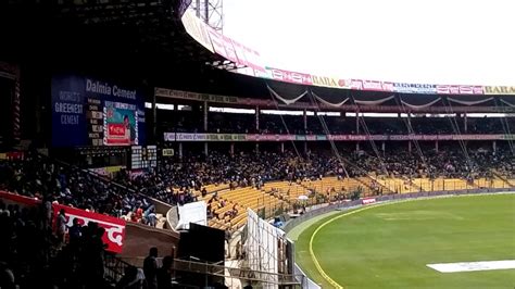 Full View Of Bengaluru Chinnaswamy Cricket Stadium Royal Challengers