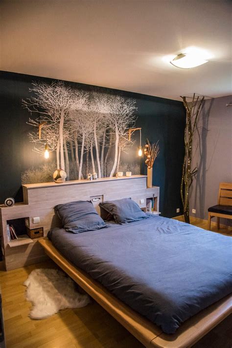 Chambre Familiale Minimaliste Avec Un Éclairage Romantique Idées De Décoration Chaude Kiwi
