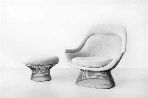 Galerie Bachmann Lounge Chair And Hocker By Warren Platner For Knoll