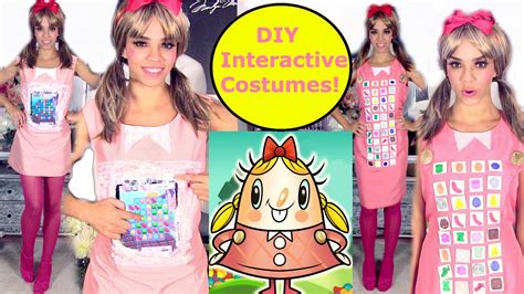 Diy Halloween Costume Interactive Candy Crush Digital Costume Ideas
