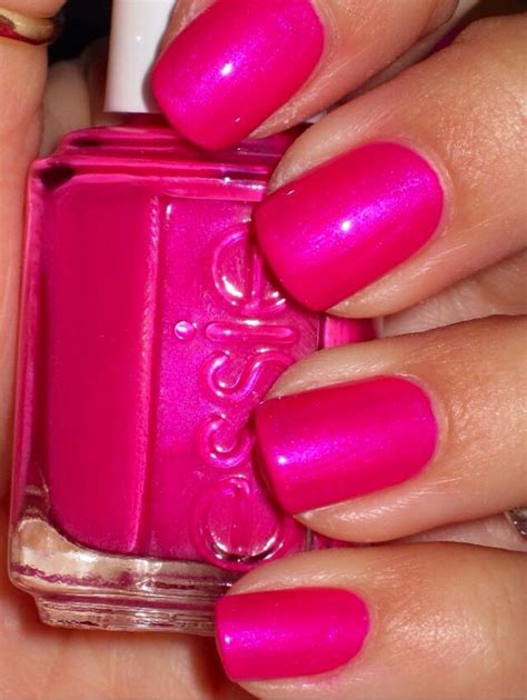 Vibrant Pink Nails Hot Pink Nail Polish Nail Polish Pink Nail Polish