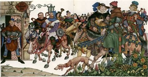 Arthur Szyk Canterbury Tales Illustration Illustrators Canterbury Tales