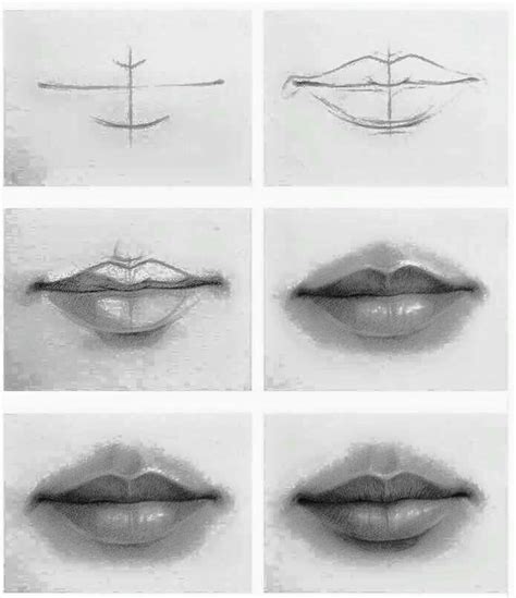 How to draw mouth easy? More lips | Zeichnungen von menschen, Zeichnungen, Gesicht ...