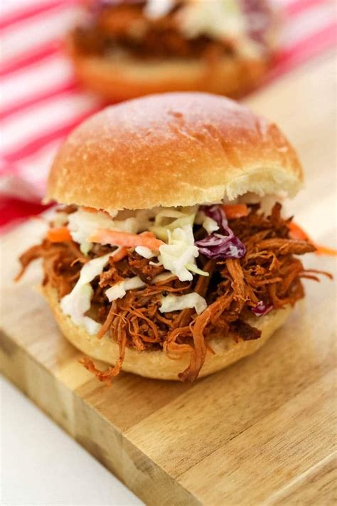 Crock Pot Pulled Pork A Delicious Pork Loin Is Slow Roasted In The