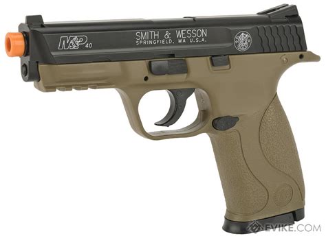 Smith And Wesson Licensed Mandp40 Full Size Airsoft Spring Pistol Color