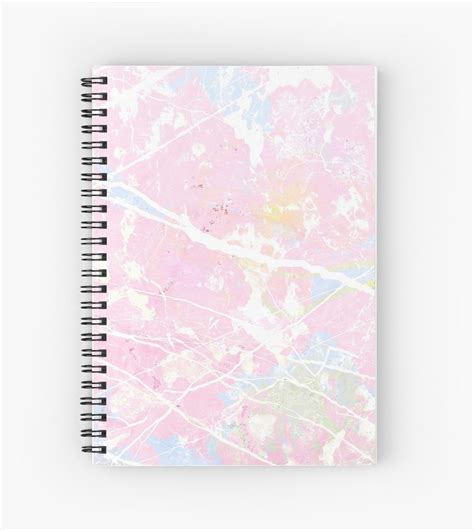 Pastel Candy Pollock Marble Spiral Notebook By Dominiquevari Pastel