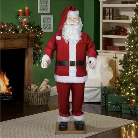58 Ft Life Size Animated Dancing Santa With Realistic Face Christmas