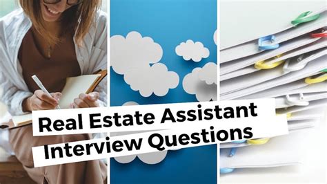 Your job will be to complete and file the appropriate paperwork for transactions, oversee important deadlines and notify clients when necessary. Real Estate Assistant Job Interview Questions - Pro R.E.A ...