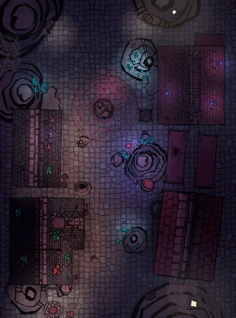 Drow City Streets Battlemaps In 2020 Fantasy Map Dungeon Maps