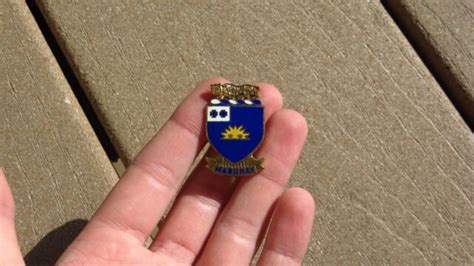 Ww2 Us Army Military 63rd Infantry Regiment Di Dui Pin Insignia Crest